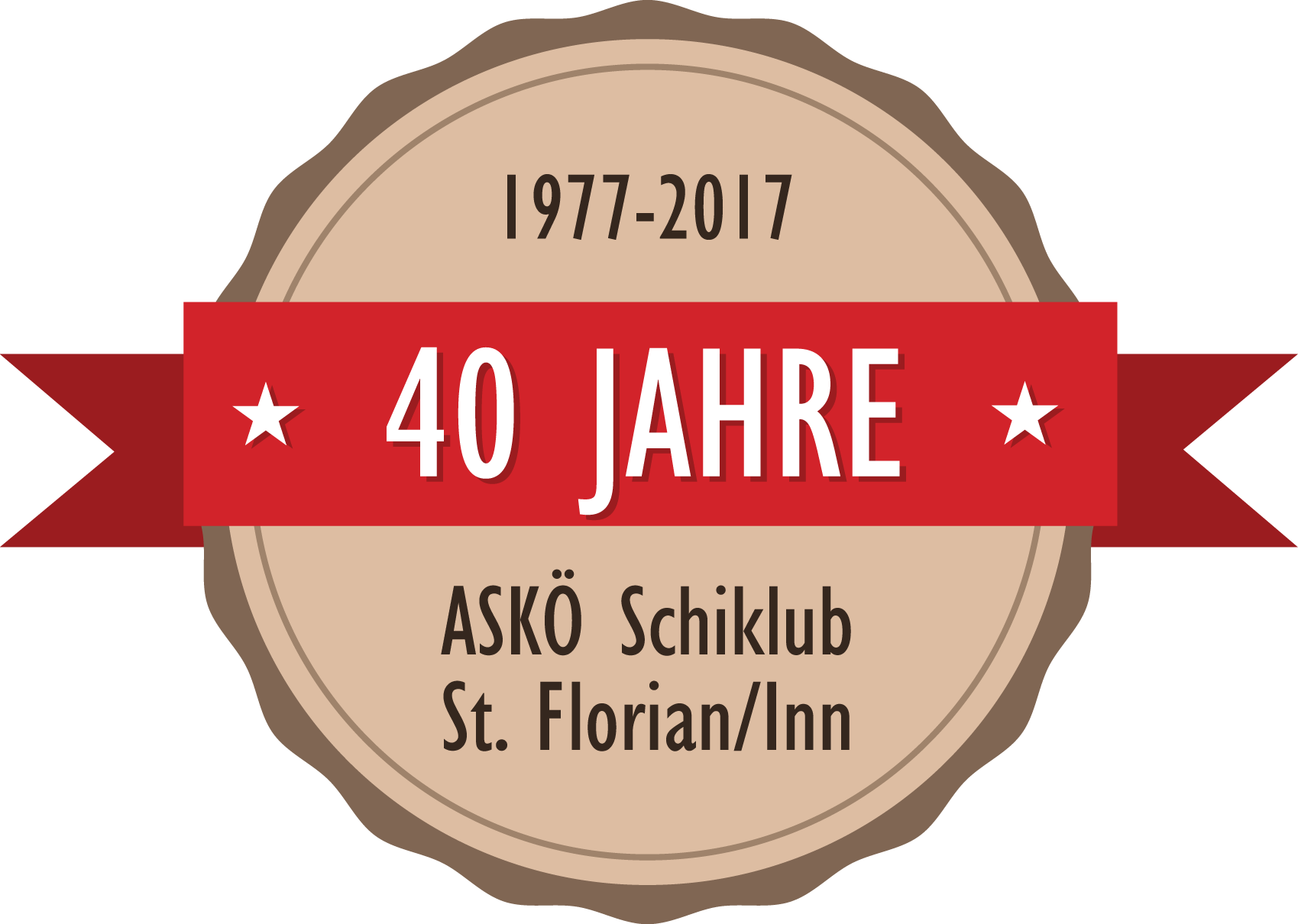 40 jahre logo ASKÖ Schiklub St Florian am Inn